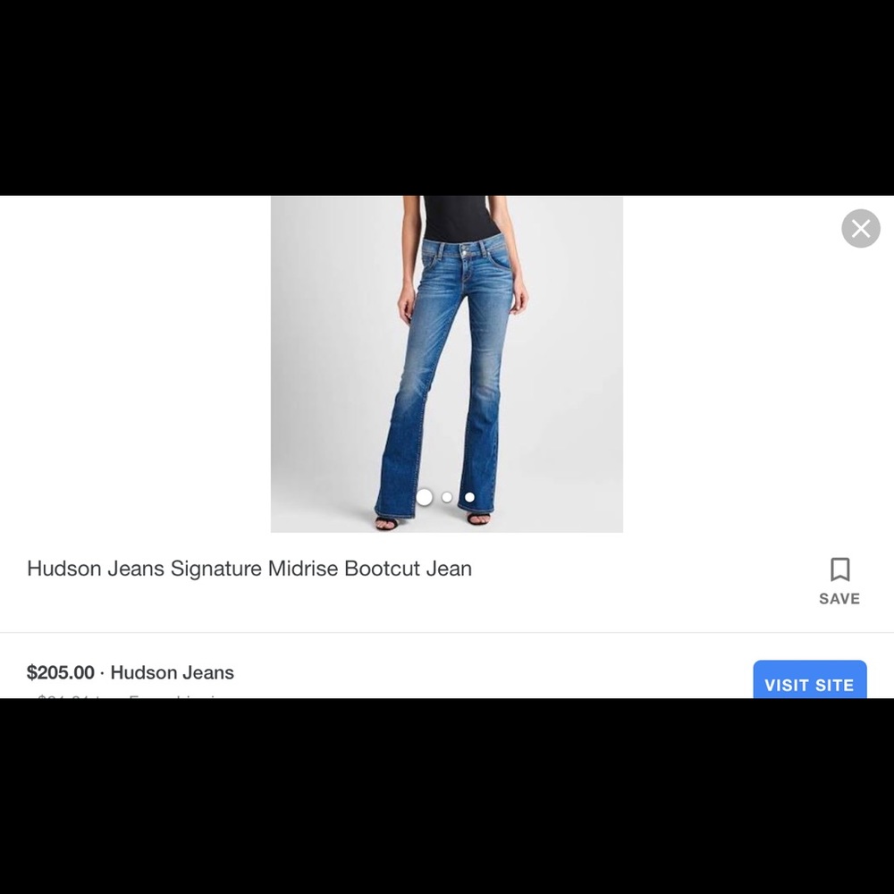 2pair 🚨Hudson Denim jeans size 27🚨 - Picture 5 of 8